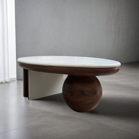 Mesa de centro Arruda - Cuarzo blanco / Arruda side table - White quartz