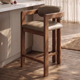 Banco Serrat Piel / Serrat Leather Barstool
